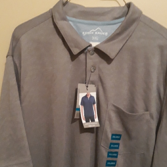 MENS EDDIE BAUER POLO STYLE SHORT SLEEVE SHIRT - Picture 3 of 3